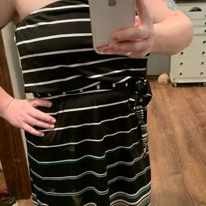 Strapless summer dress